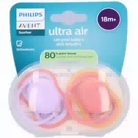 Philips Avent Schnuller 18 Monate Air, Design in Lila Fuchsia