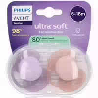 Philips Avent Schnuller 0 Monate, Soft, Rosa Beige