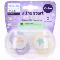 Philips Avent Schnuller Ultra Start Nighttime Girl 0 2 Monate