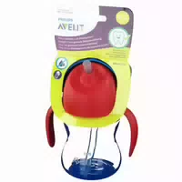 Philips Avent Trinkhalmbecher Mit Griffen Blau