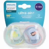 Philips Avent Ultra Air Schnuller 0 6 Monate, Papagei Ananas