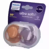 Philips Avent Ultra Soft Sauger Violett Orange 6 18 Monate