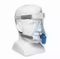 Philips Cpap Maske Amara Gel mit Ausatemventil und mit Kopfband Full Mund Nasenmaske m