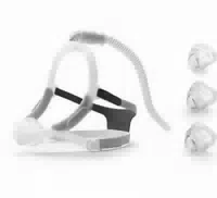 Philips Dreamwisp mit einem Maskenkissen, Nasal Atemmaske Grösse:m mit Ausatemventil und Kopfband