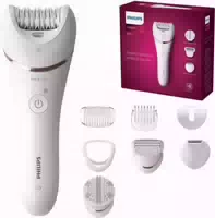 Philips Epilierer Series 8000 Inkl 8 Aufsätze, Kabellos mit Nass und Trockenfunktion