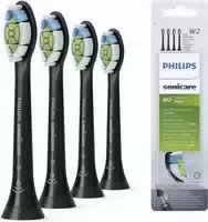 Philips Ersatz Zahnbürsten Hx6064 11 Sonicare Optimal White W2 Schwarz 4 Er