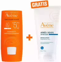 Avene Sunsitive Sonnenstick 50 Empfindliche Hautpartien Gratis Repair Lotion nach der Sonne 50 ml