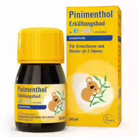 Pinimenthol Erkältungsbad für Kinder Ab 2 Jahren mit Eucalyptusöl 30 ml Bad