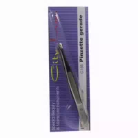 Pfeilring Pinzette Gerade 80 mm C 186