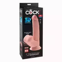 King Cock Dildo in Lebensechter Penisoptik 20cm