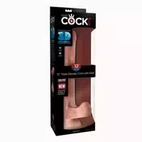 King Cock Gefühlsechter Naturdildo mit Hoden 17cm