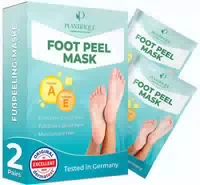 Fußmaske Hornhaut Socken Fussmaske Vitamine 2 Paar Hornhautentferner Socken 2 St