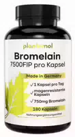Plantomol Bromelain Kapseln mit 7500 Fip Pro Kapsel 750mg Bromelain Enzym aus Ananas Extrakt