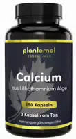 Plantomol Essentials 480mg Calcium Kapseln Pro Tag aus Lithothamnium Alge 2 Monatsvorrat