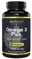 Plantomol Essentials Omega 3 Kapseln Hochkonzentrierte 1000mg Fischöl Kapseln Dha Epa