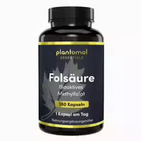 Plantomol Essentials Quatrefolic Folsäure Kapseln 400µg Bioaktives l 5 Methyltetrahydrofolat