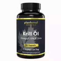 Plantomol Essentials Krill Öl Kapseln Omega 3 Fettsäuren Hohes Dha Epa Gehalt 1000mg Tag