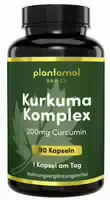 Plantomol Basics Kurkuma Kapseln Mit 200mg Curcumin Pro Kapsel & Piperin Für Die Bioverfügbarkeit