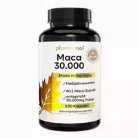 Plantomol Maca Kapseln 30 000mg Maca Pulver Pro Kapsel 40:1 Extrakt 1 Kapsel Pro Tag