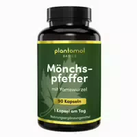 Plantomol Basics Mönchspfeffer Kapseln mit Yamswurzel Extrakt 3 Monatsvorrat
