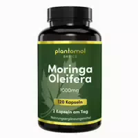 Plantomol Basics Moringa Oleifera Kapseln 1000mg Moringa Pulver Pro Tag 2 Monatsvorrat