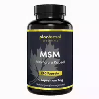 Plantomol Essentials Msm Kapseln 2000mg Methylsulfonylmethan Pro Tag 2 Monatsvorrat