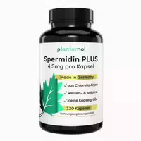 Plantomol Spermidin Plus Spermidin Kapseln mit 4,5mg Spermidine Pro Kapsel aus Chlorella