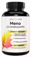 Plantomol Meno Wechseljahre Kapseln für Hormon Balance mit B6 Yams Rotklee & Mönchspfeffer