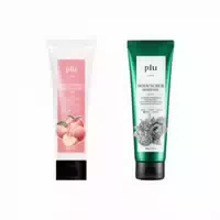 Plu Brightening Peeling Gel Peach 100g 1ea & Body Scrub 200g Berry Mix 1ea Set