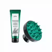 Plu Theraphy Scalp Scaling Scrub Brush 1pc & Body Scrub 200g Rosemary Herb 1ea Set