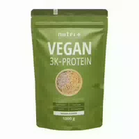 Nutri Veganes Protein Pulver 3k Natural 1000 G