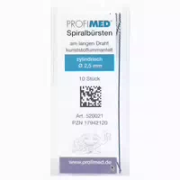 Pm Spiralbürste Am Langen Draht Zyl 2,5 Mm 10 St