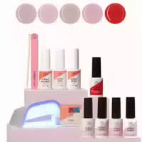 Pn Selfcare Gellack Starterpaket 1 Atomic Red 4 Nude Gellackfarben