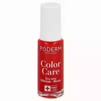 Poderrm Color Care Nagellack 363 Kräftiges Rot