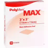 Polymem Max Wund Pad 8x8 cm 10 st