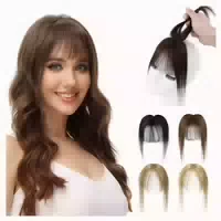 Pony Clip in 3d Menschenhaar Topper 360grad 4 2 #dunkelbraun 1 st