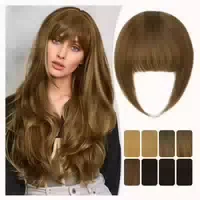 Pony Clip Echthaar Extensions Front 15g Packung mit 1 Hell 1 st