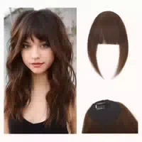 Pony Clip in Echthaar Remy Haarteil French Bangs #4 Mittelbr 1 st