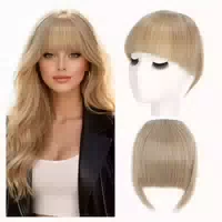 Pony Haarteil Clip in Damen Hellaschbraun Gemischt mit Blond 1 st