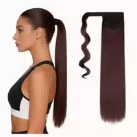 Ponytail Clip in Extensions Haarteil Pferdeschwanz 55 cm Dun 1 st