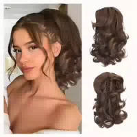 Ponytail Extensions 35 cm 110g Dunkelbraun Dunkles Kastanien 1 st