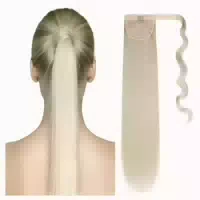 Ponytail Haarverlängerung Haarteil Zopf 55cm 55 cm Platinblo 1 st