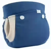 Popolini Easyfree Wool All in 3 Windelsystem Mittelblau m
