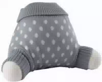 Popolini Wollüberhose Gestrickt Beige Ecru Stripes 74 80