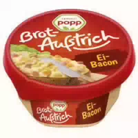 Popp Brotaufstrich Ei Bacon Salat