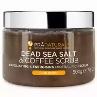 Pranaturals Körperpeeling mit Salz aus dem Toten Meer & Kaffee 500 g