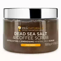 Pranaturals Körperpeeling Mit Salz Aus Dem Toten Meer & Kaffee 500 G