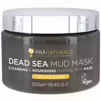 Pranaturals Natürliche Gesichts und Körpermaske mit Schlamm aus dem Toten Meer 550 g
