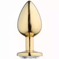 Precious Metals Precious Metals Großer Juwelen Analplug 9,5 Cm Gold