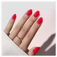 Press On Nägel Oval Salmon Pink Nagelkleber 16 Größen A Toma 1 st